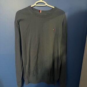 Tommy Hilfiger Men's Charcoal Crewneck Sweater